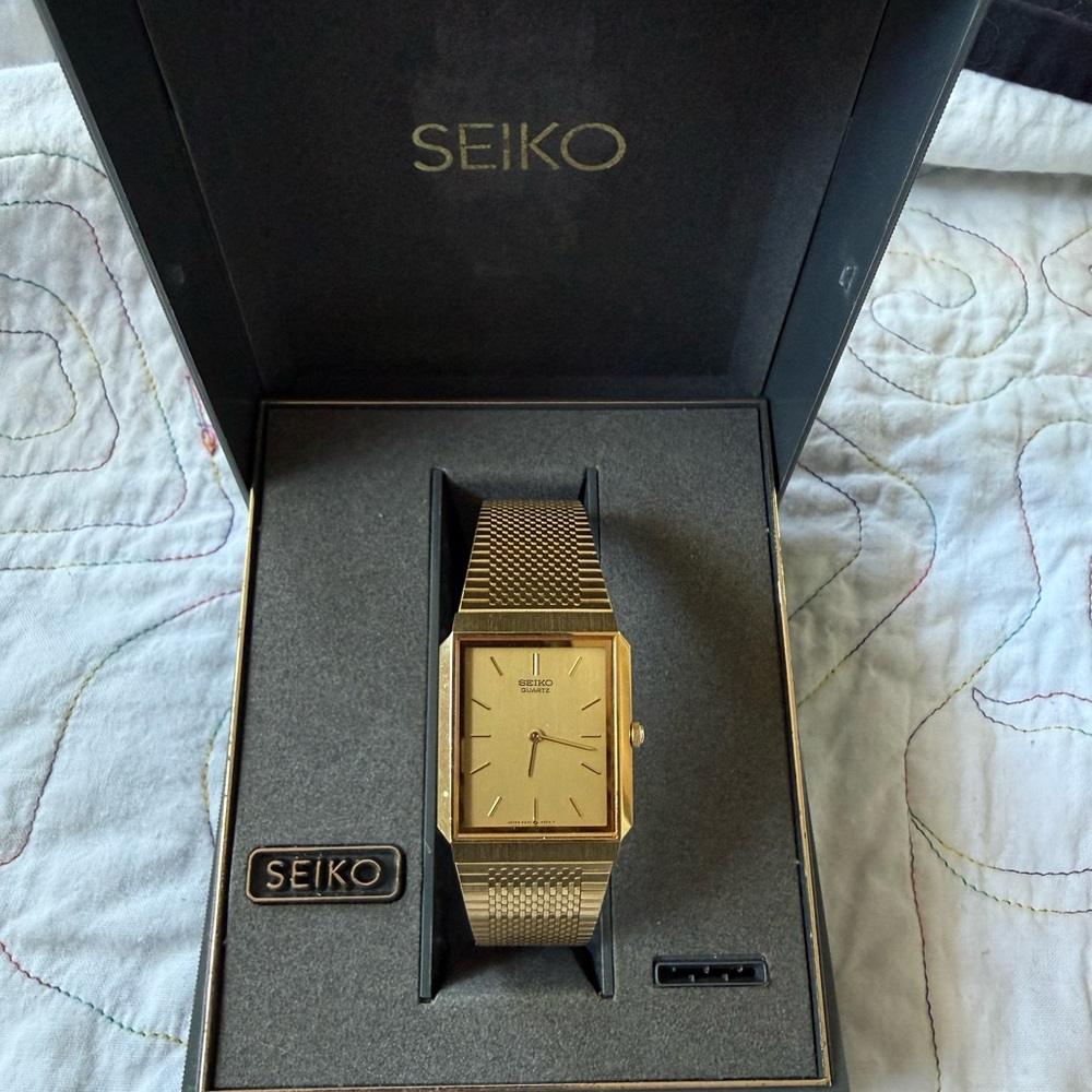 Vintage Seiko Gold Watch
